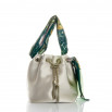 Cartera soie gris