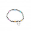 Pulsera summer niña plateada