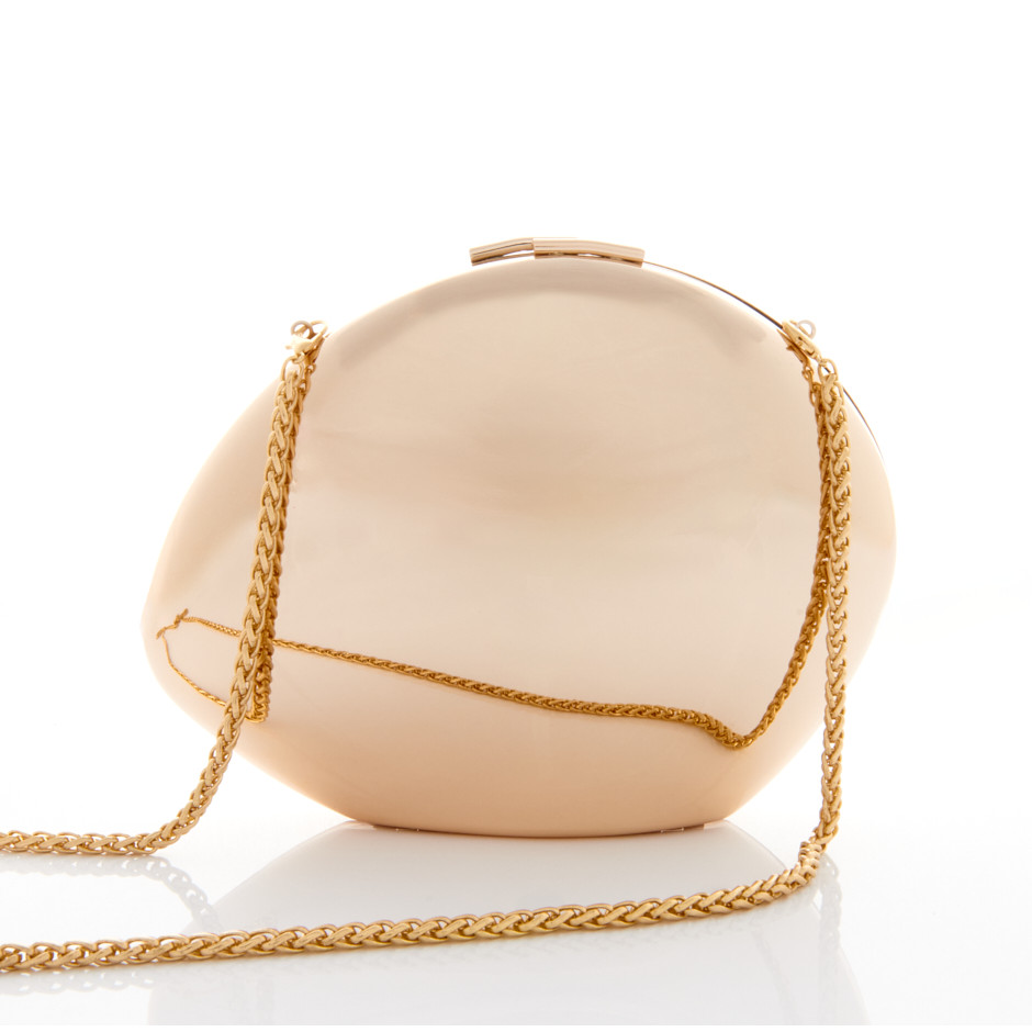 Cartera goutte dorado
