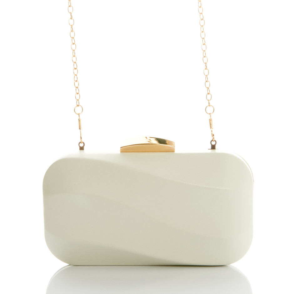 Cartera vague blanca