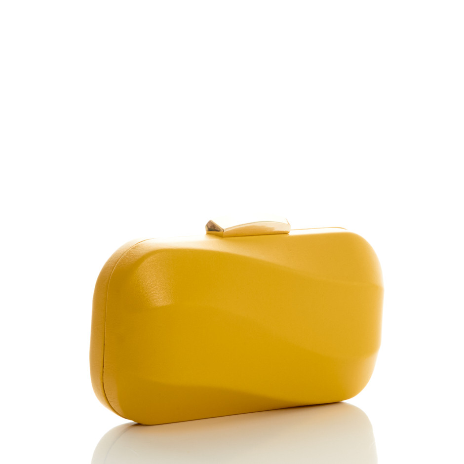 Cartera vague mostaza