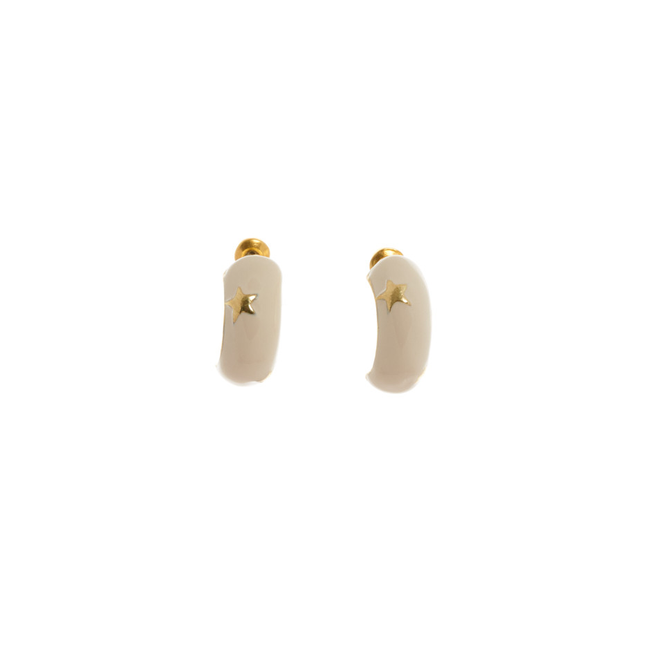 Pendiente circus beige