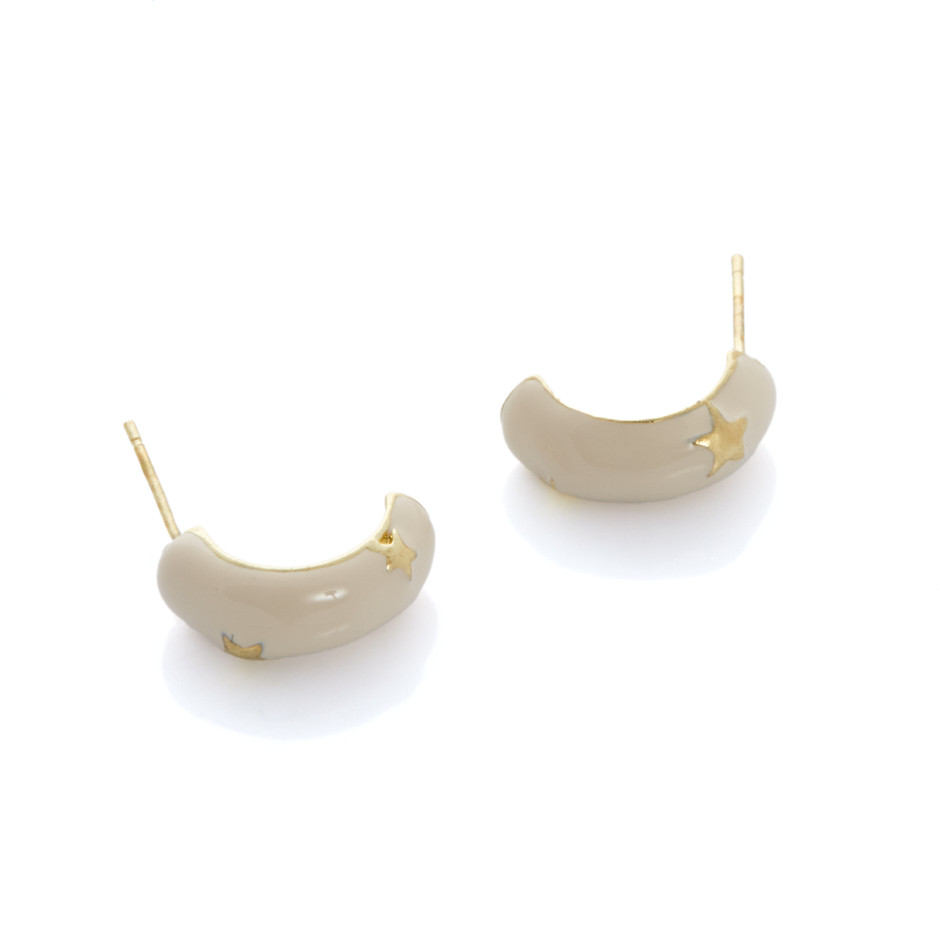 Pendiente circus beige