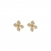 Pendiente sunflower beige