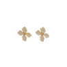 Pendiente sunflower beige
