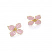 Pendiente sunflower rosa