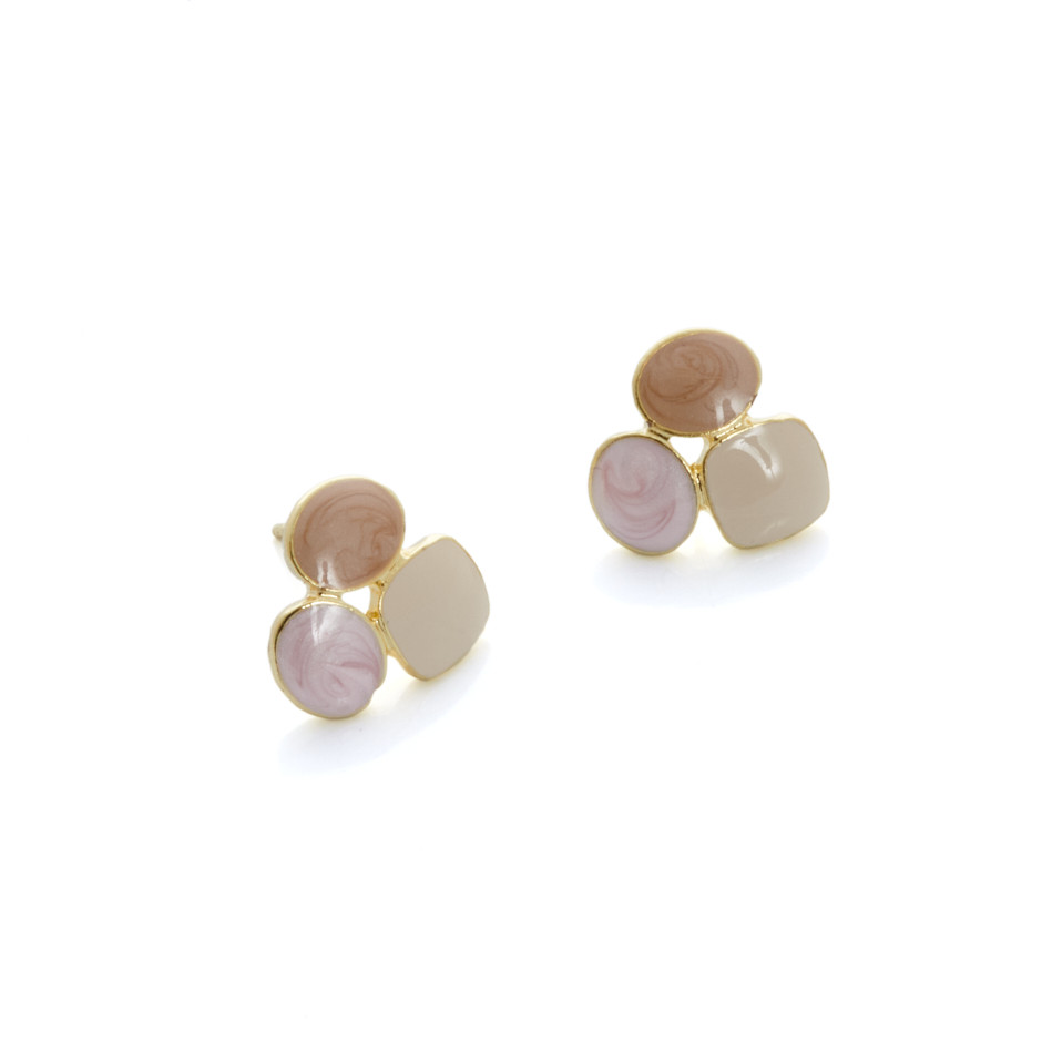 Pendiente sweet beige