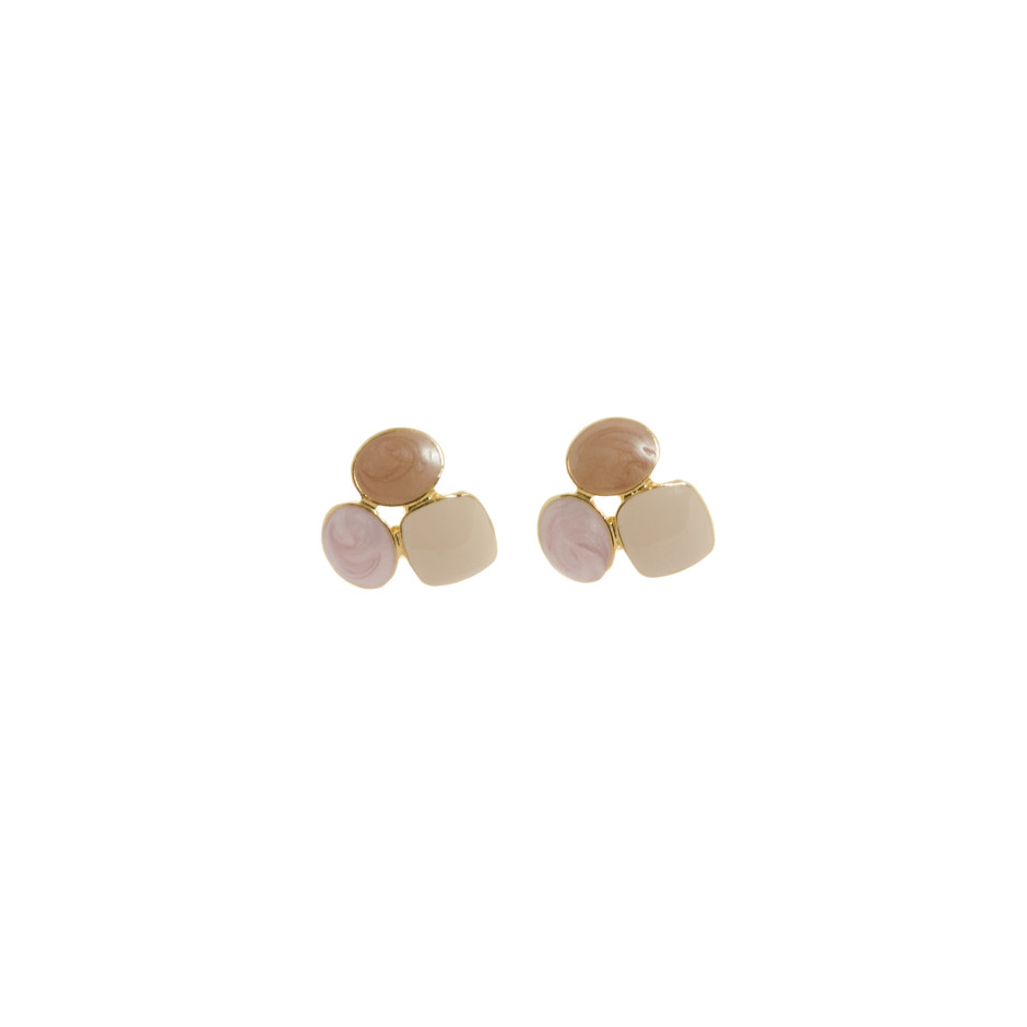 Pendiente sweet beige