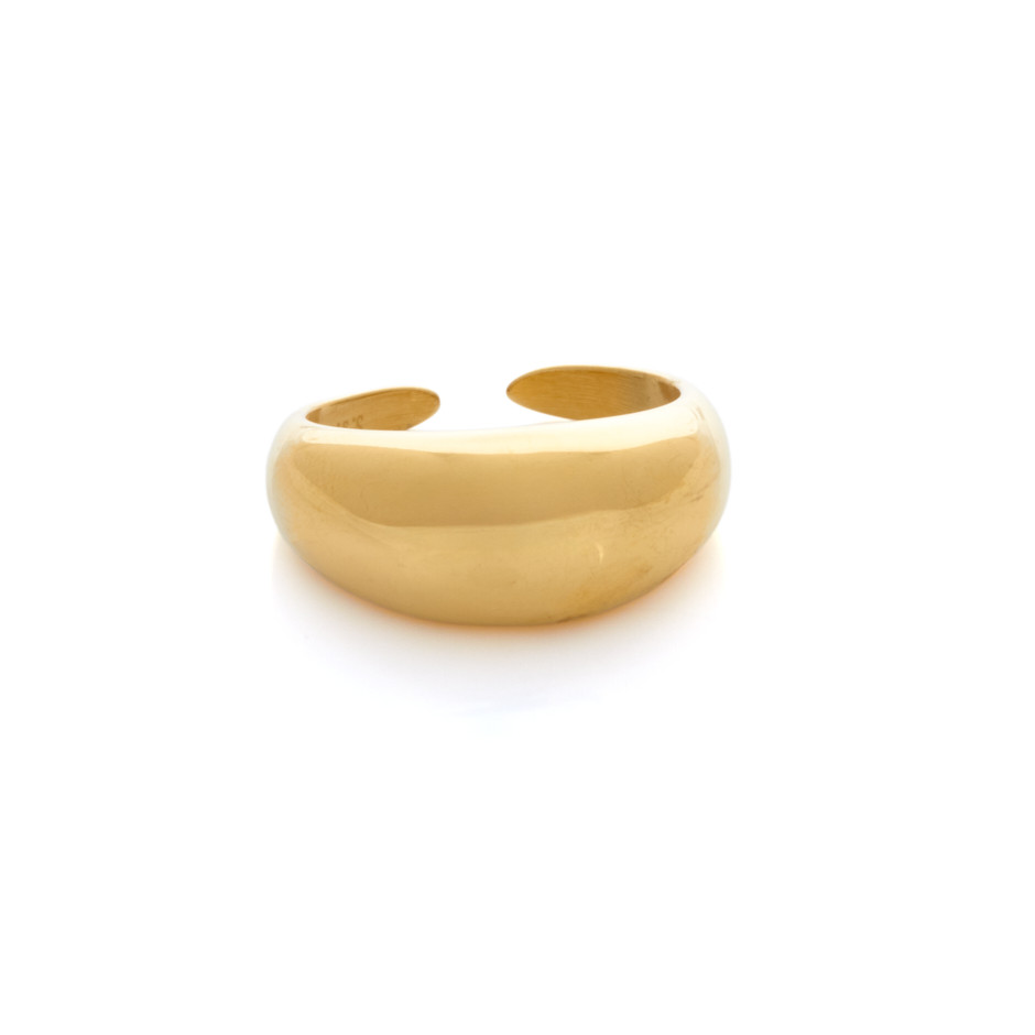 Anillo nube dorado