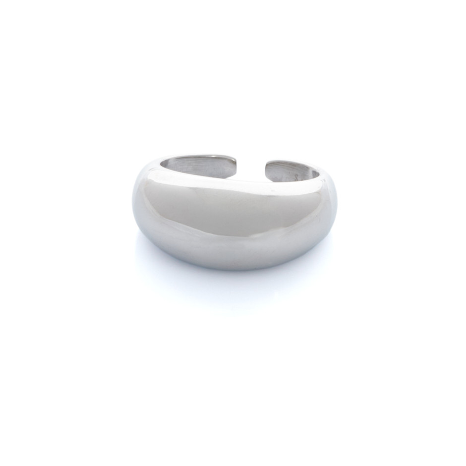 Anillo nube plateado