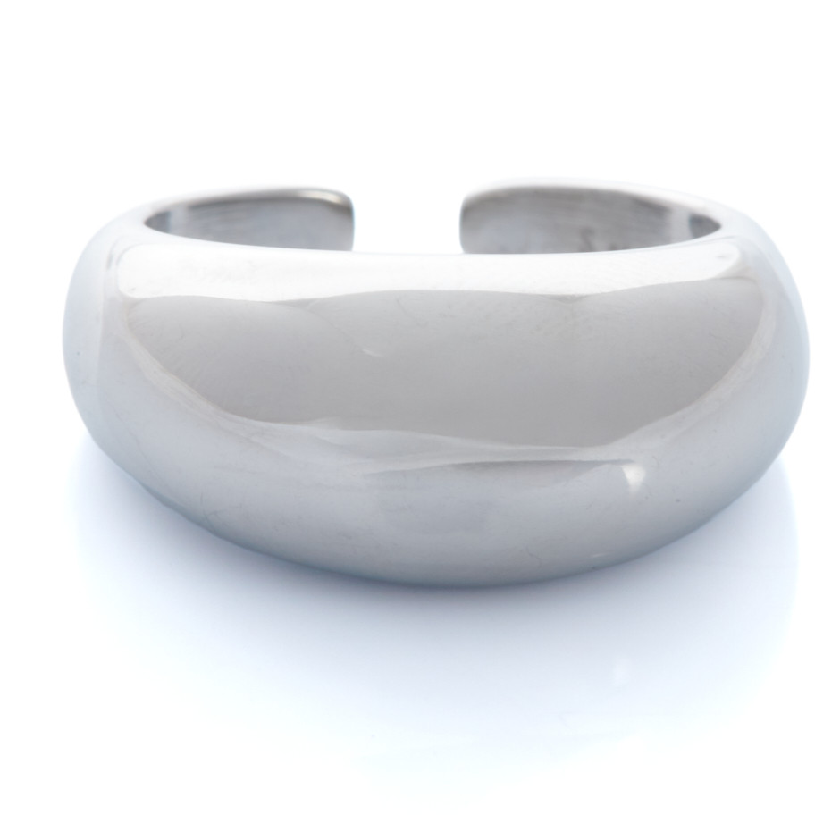 Anillo nube plateado