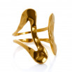 Anillo forma dorado