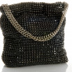 Bolso starlite plano cristal negro
