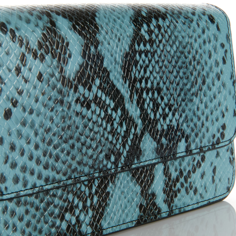 Bolso snake azul