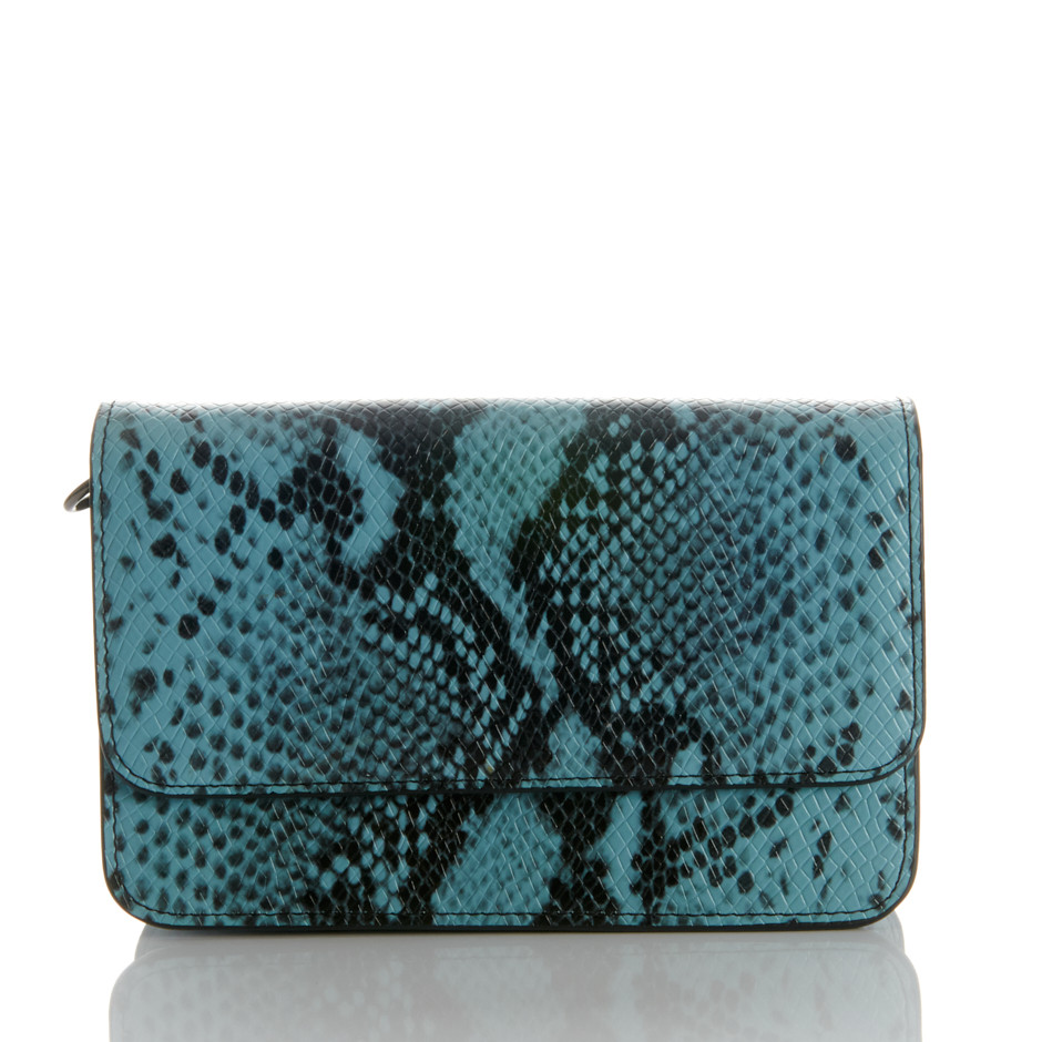 Bolso snake azul