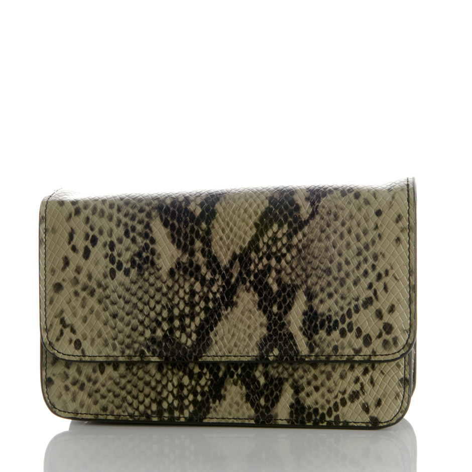 Bolso snake beige