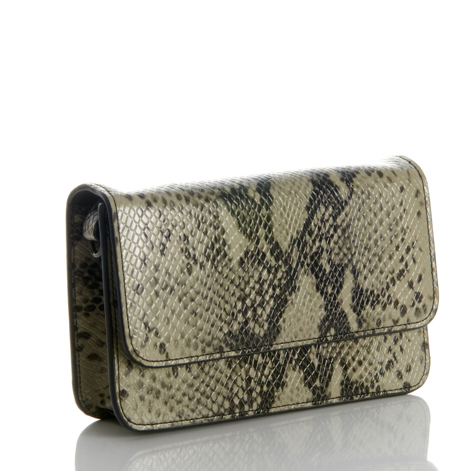 Bolso snake beige