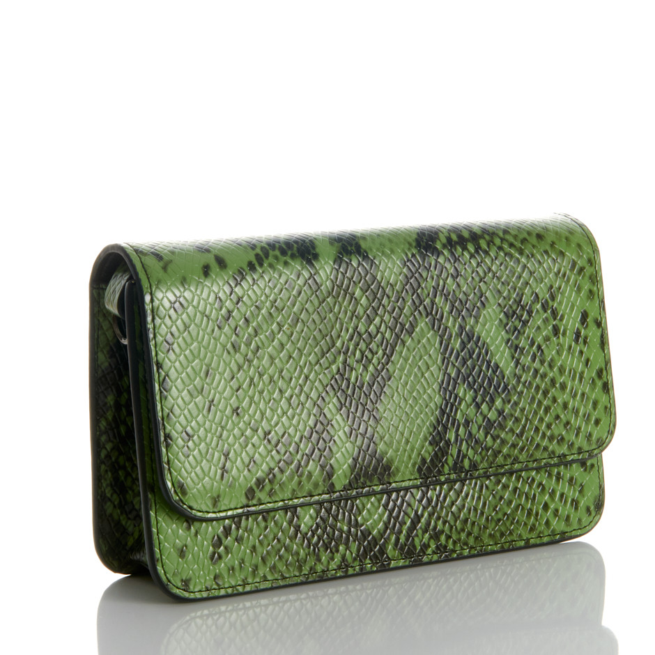 Bolso snake verde