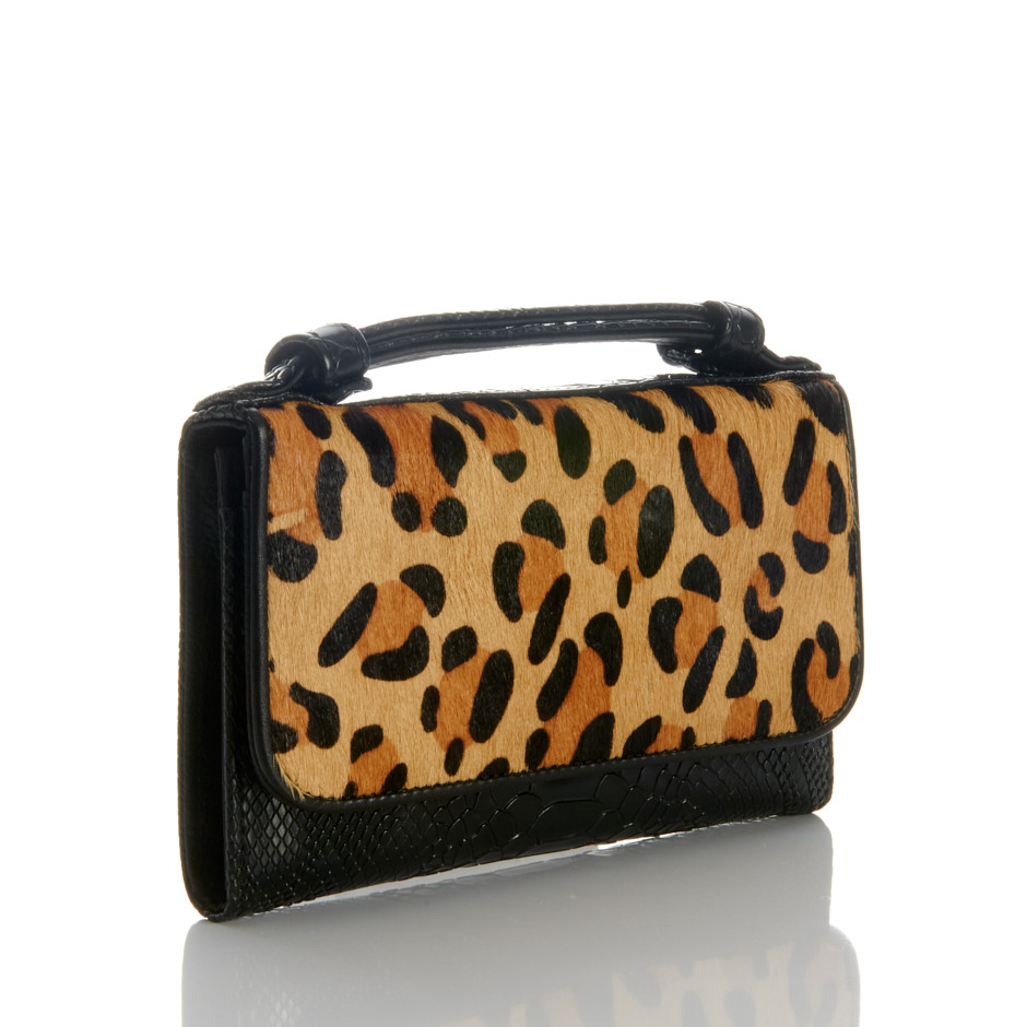 Bolso leather print