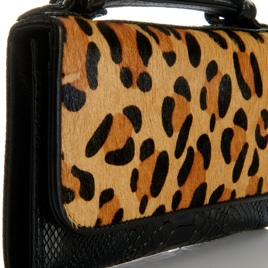 Bolso leather print