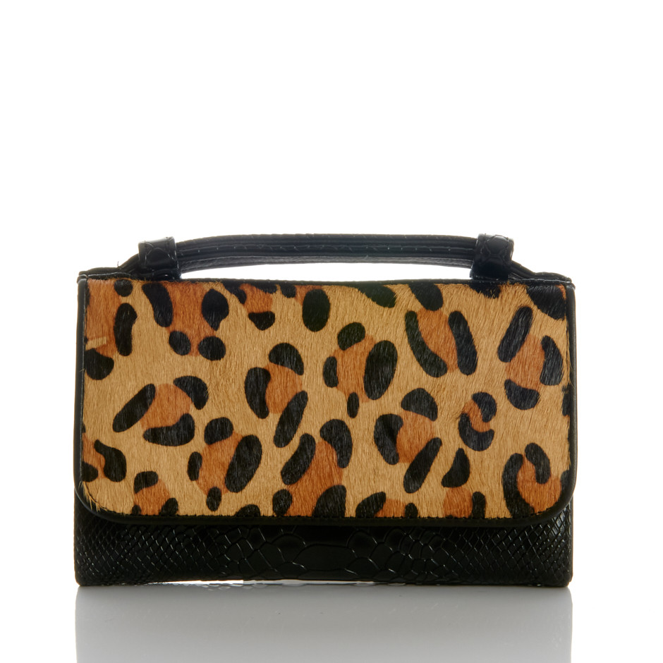 Bolso leather print