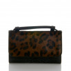 Bolso leather print marrón