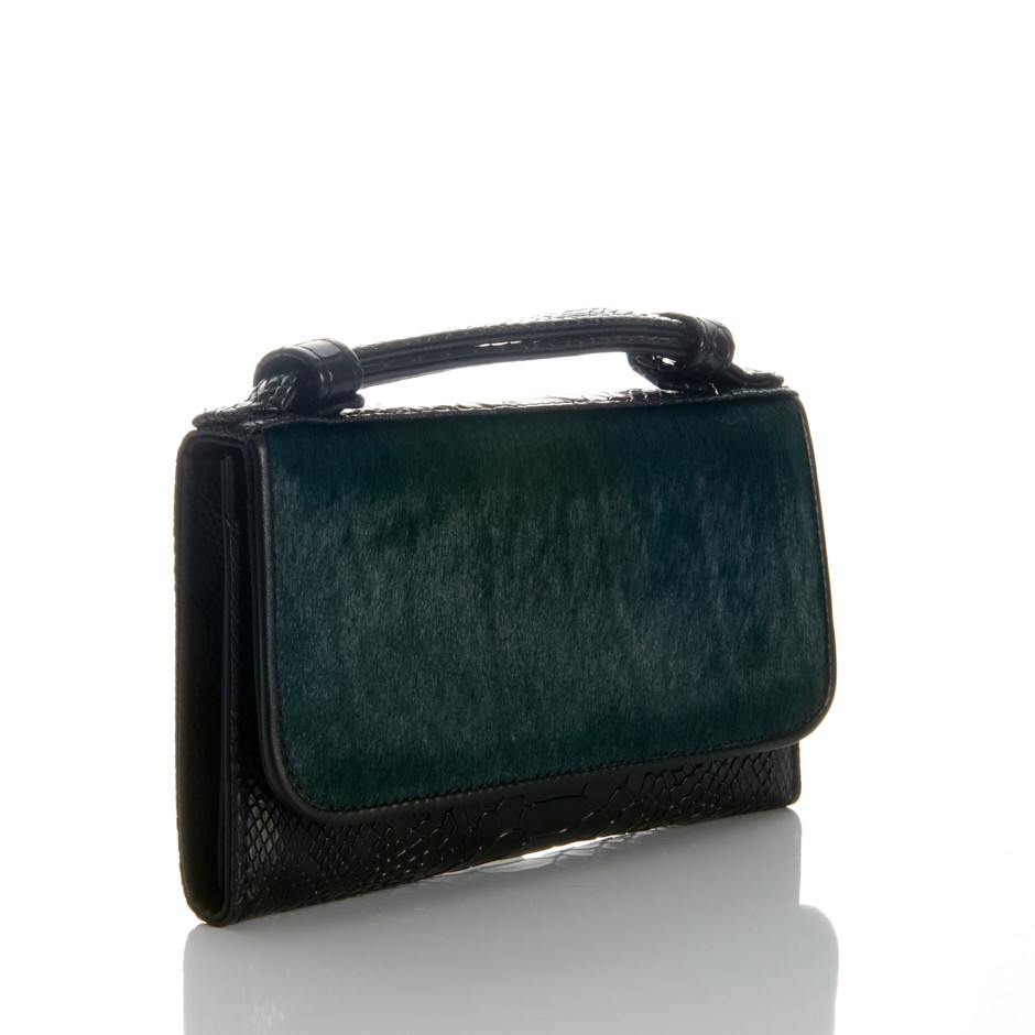 Bolso leather verde