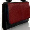 Bolso leather burdeos
