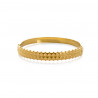 Brazalete cuadros dorado