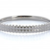 Brazalete cuadros plateado