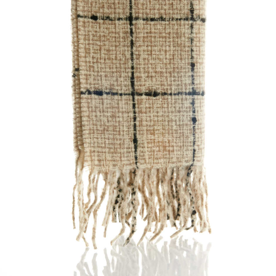 Bufanda square beige