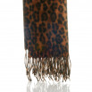 Bufanda print marron