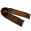 Bufanda print marron