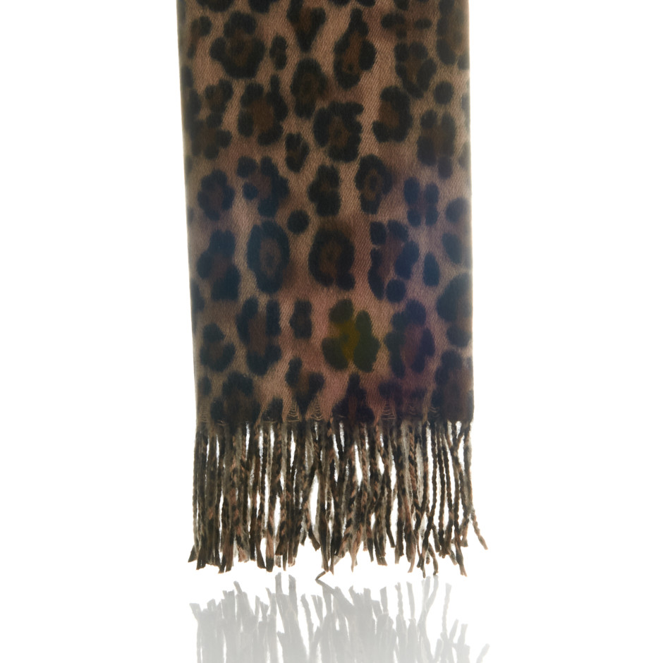 Bufanda print camel