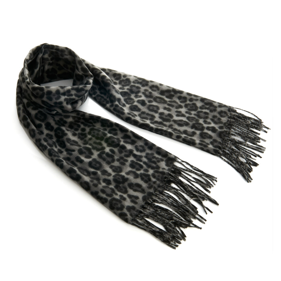 Bufanda print gris