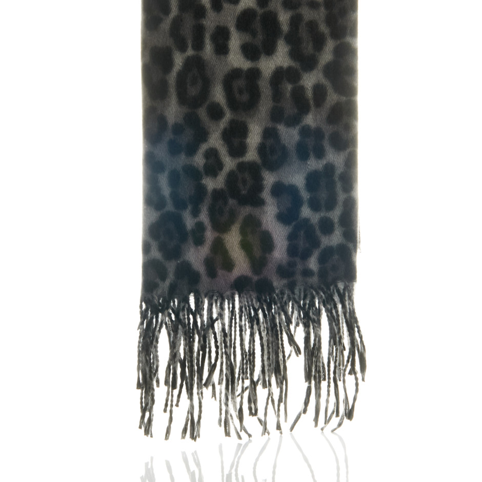Bufanda print gris