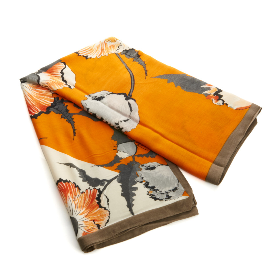 Pañuelo flower naranja