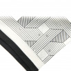 Pañuelo escala blanco y negro