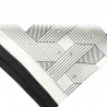 Pañuelo escala blanco y negro
