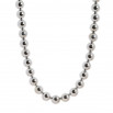 Collar ball plateado