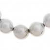 Collar ball plateado
