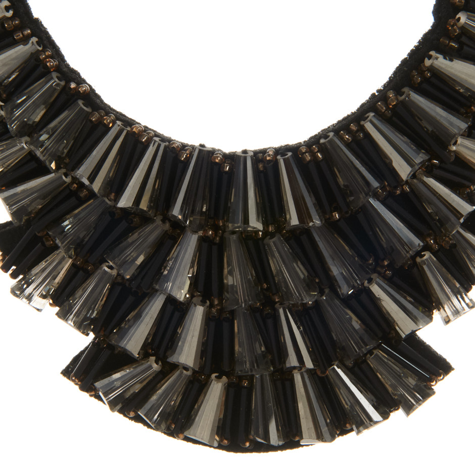 Collar maxi gris