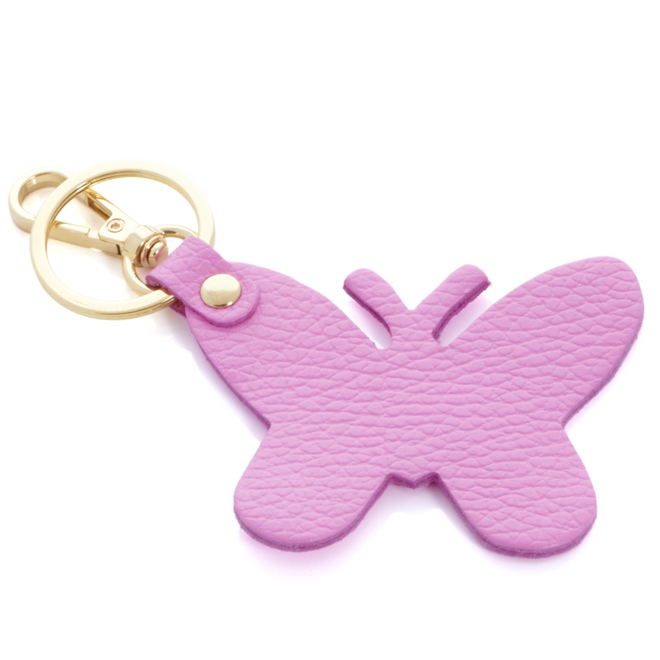 Llavero mariposa rosa