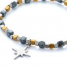 Pulsera cuadritos estrella