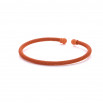 Pulsera malla ball naranja