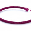 Pulsera malla ball fucsia