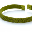 Pulsera malla verde kaki