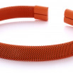 Pulsera malla naranja