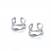 Pendiente earcuff infinito plateado
