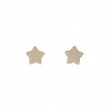 Pendiente esmaltado star beige